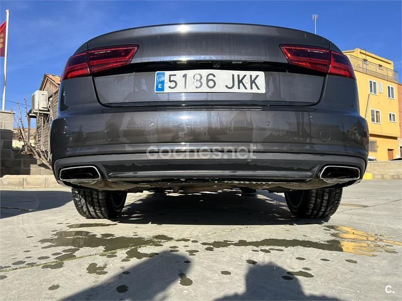 Usado Audi A6 272 CV (200 kW) 2015 Negro Berlina