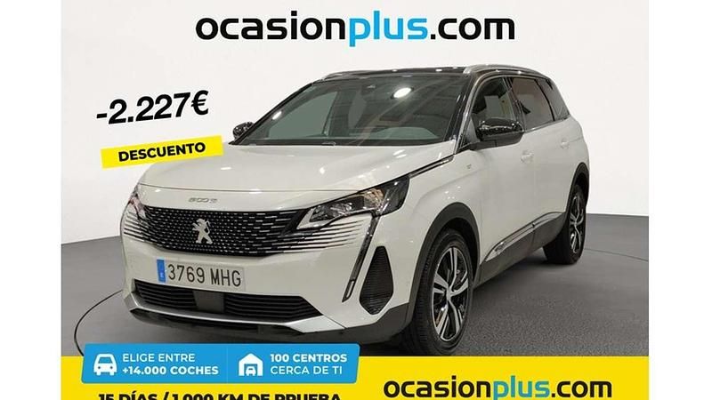 Blanco Usado 2023 Peugeot 5008 Style Monovolumen | 21.637 € (Precio justo) - Imagen 1/4