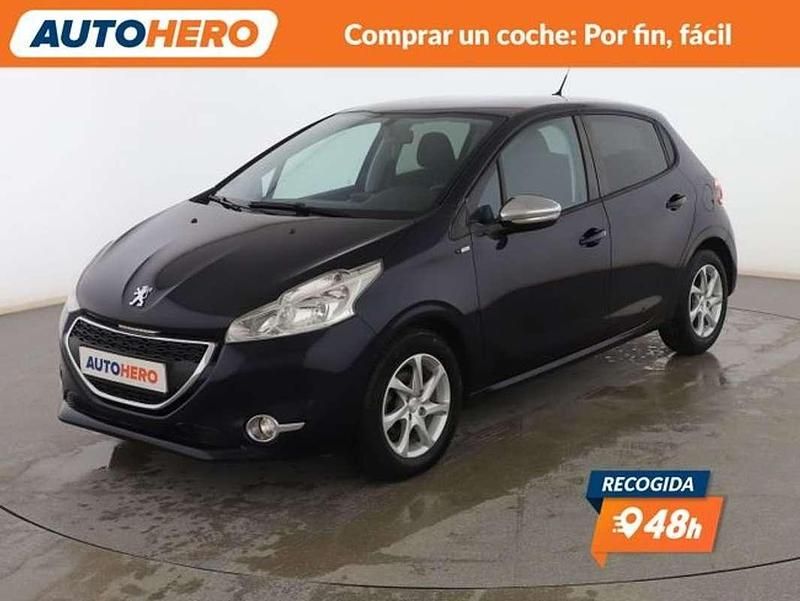 Usado Peugeot 208 Style 82 CV (60 kW) 2015 Azul Utilitario