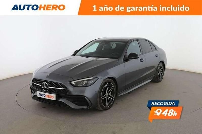 Gris Usado 2022 Mercedes C200 AMG line Berlina | 33.904 € (Precio justo) - Imagen 1/4