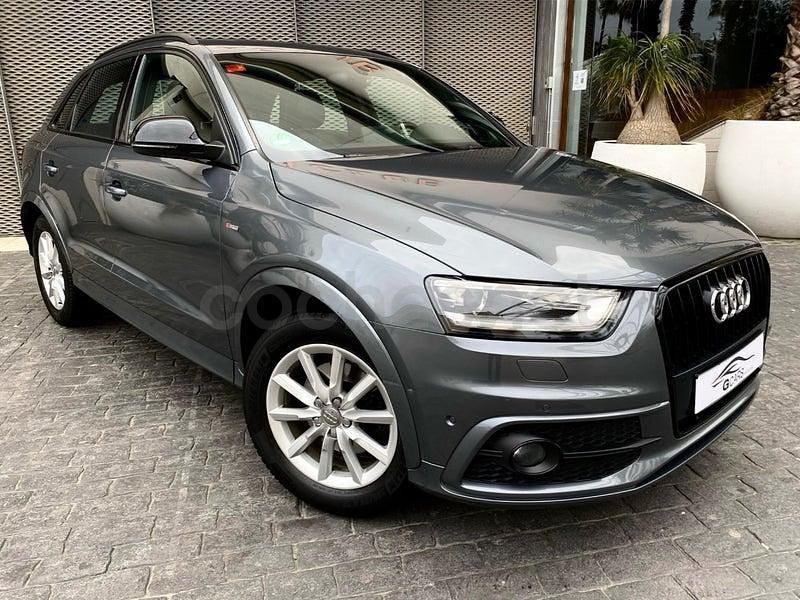 Usado Audi Q3 S-Line 150 CV (110 kW) 2014 Gris / plata SUV