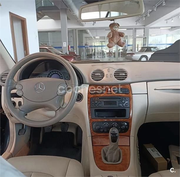 Usado Mercedes CLK200 Elegance 163 CV (119 kW) 2004 Azul Coupe