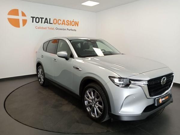 Gris / plata Usado 2024 Mazda CX-60 Exclusive-Line SUV | 44.990 € (Precio justo) - Imagen 1/4