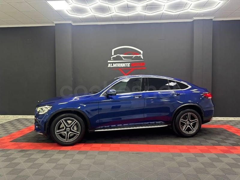 Usado Mercedes GLC220 194 CV (142 kW) 2020 Azul Coupe