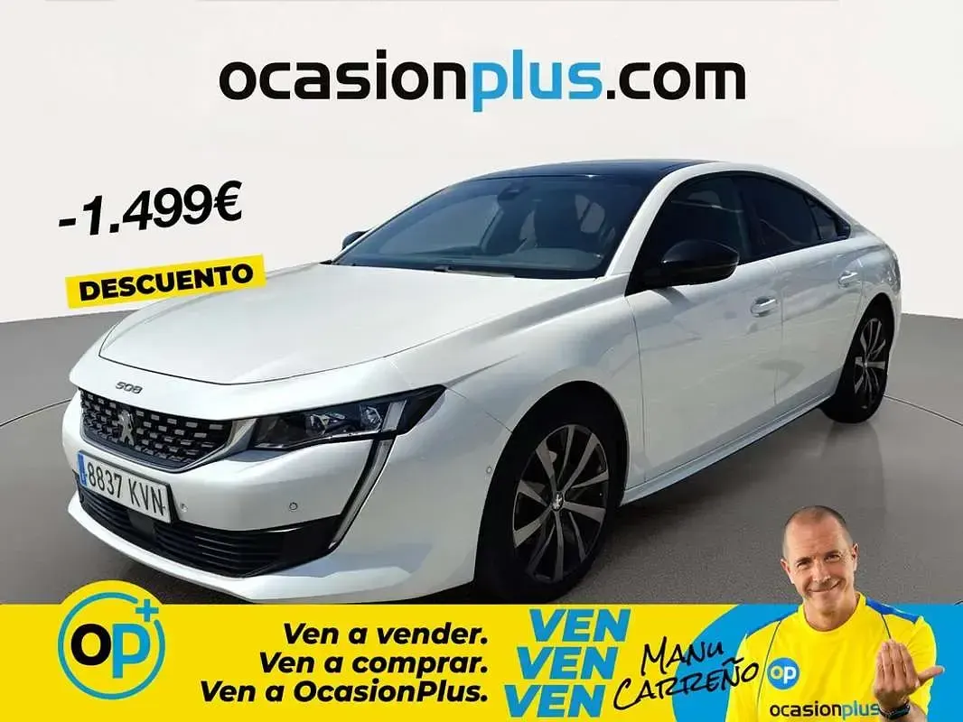 Usado Peugeot 508 GT-line 181 CV (133 kW) 2019 Blanco Berlina