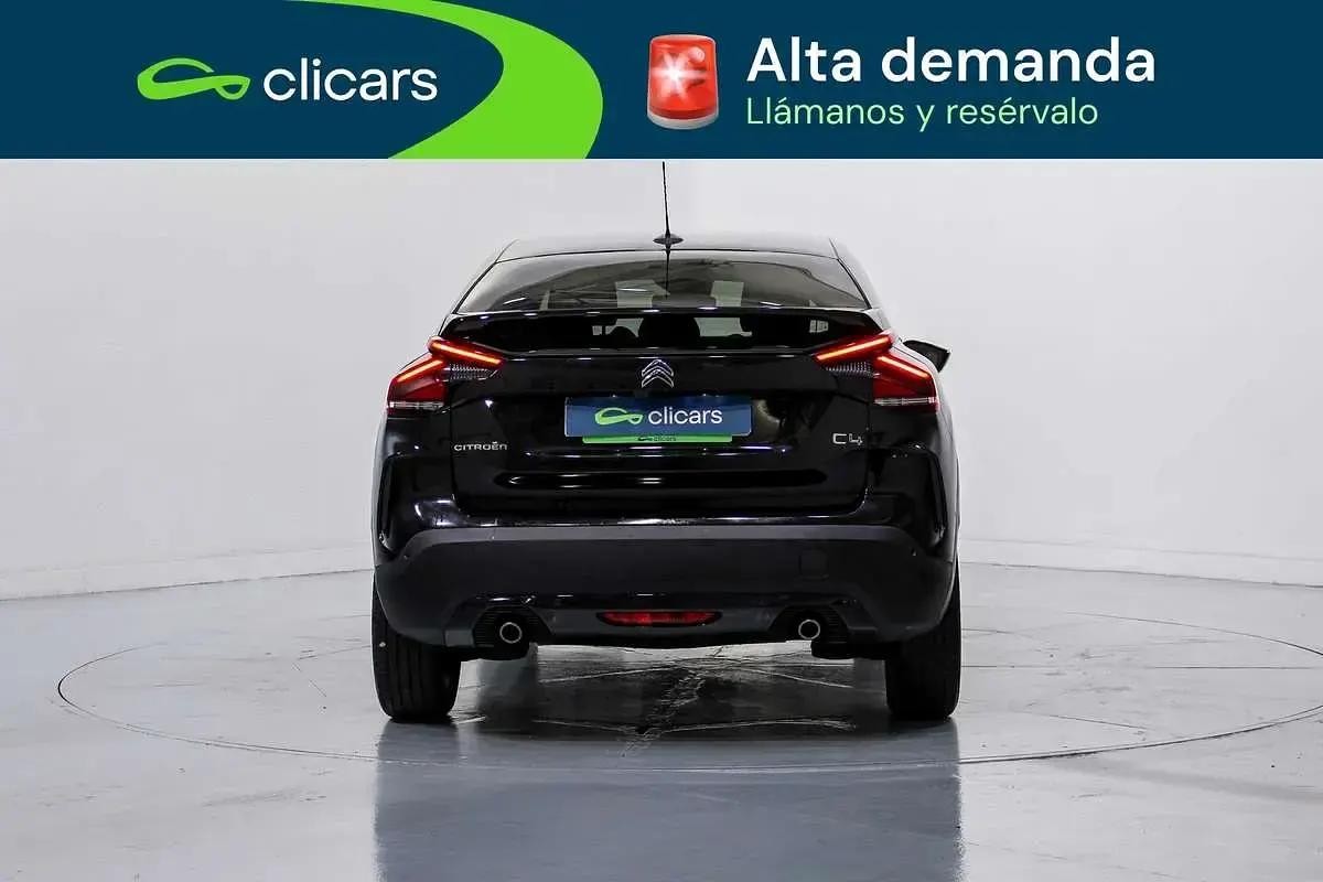 Usado Citroën C4 PureTech 131 CV (96 kW) 2021 Negro Utilitario