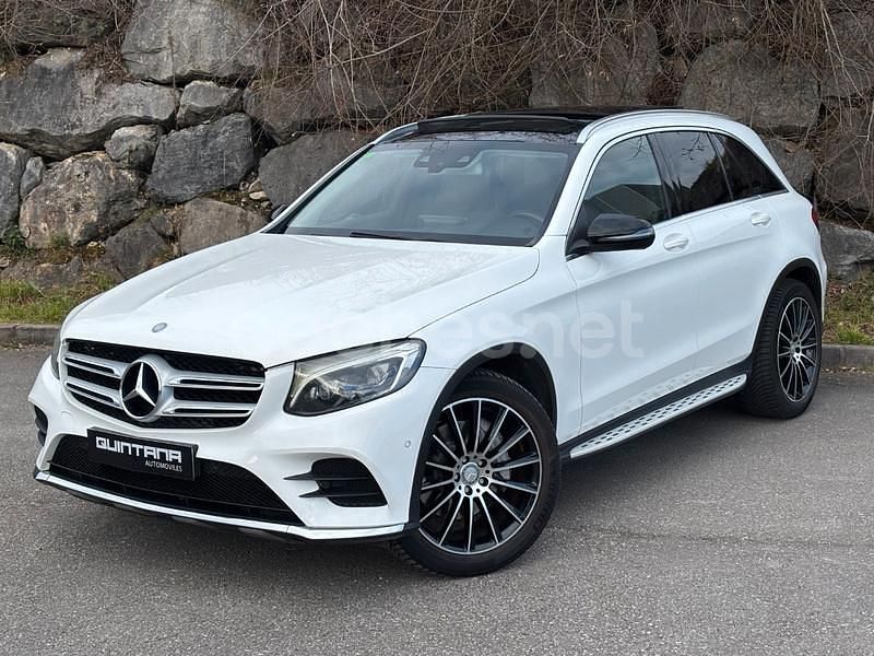 Blanco Usado 2016 Mercedes GLC220 AMG line SUV | 31.900 € - Imagen 1/4