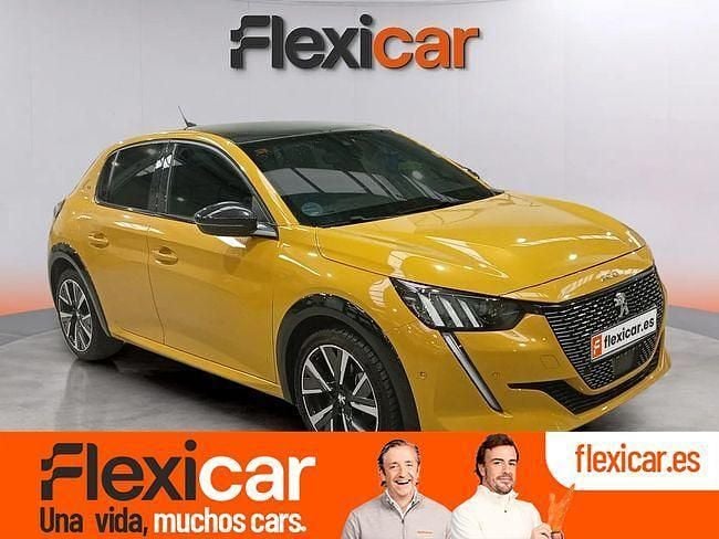 Amarillo Usado 2021 Peugeot 208 GT Utilitario | 14.490 € (Precio justo) - Imagen 1/4