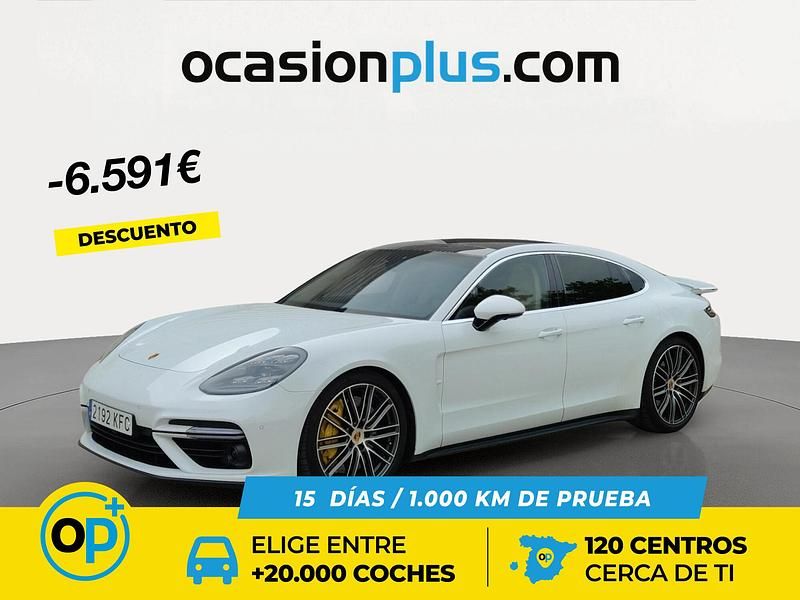 Blanco Usado 2017 Porsche Panamera Turbo Berlina | 82.399 € (Un poco caro) - Imagen 1/4