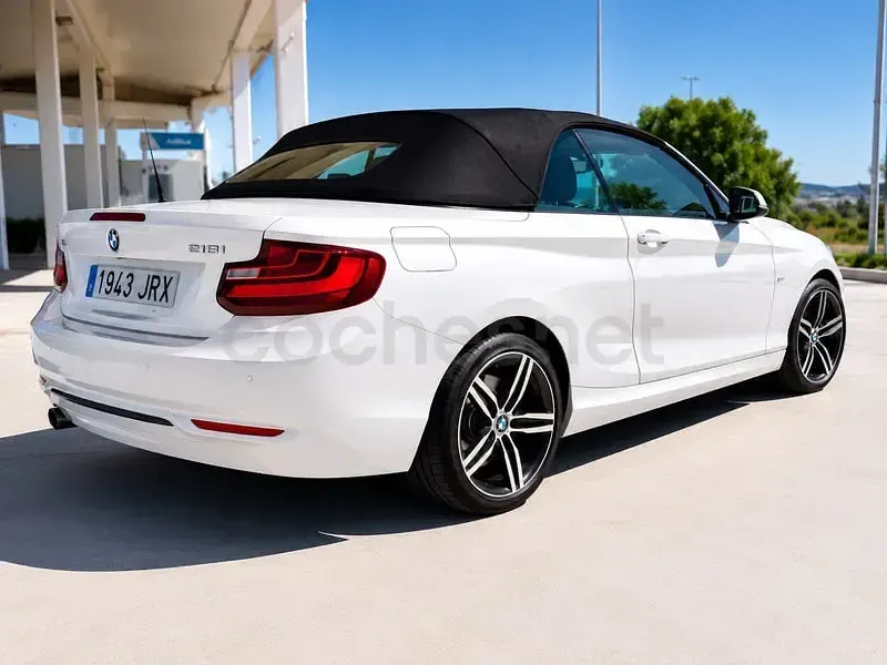 Usado BMW 218 136 CV (100 kW) 2016 Blanco Descapotable