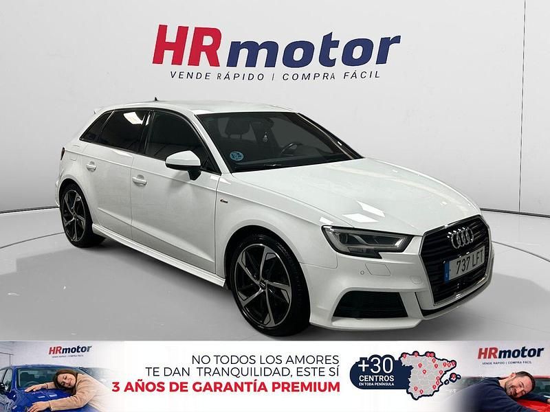 Usado Audi A3 S-Line 116 CV (85 kW) 2020 Blanco Berlina