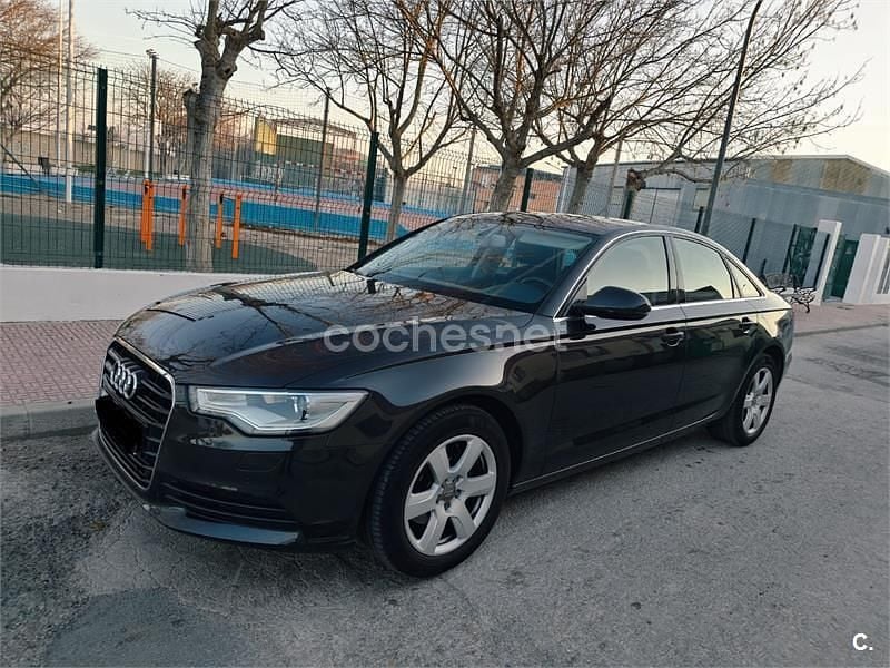 Usado Audi A6 177 CV (130 kW) 2012 Negro Berlina