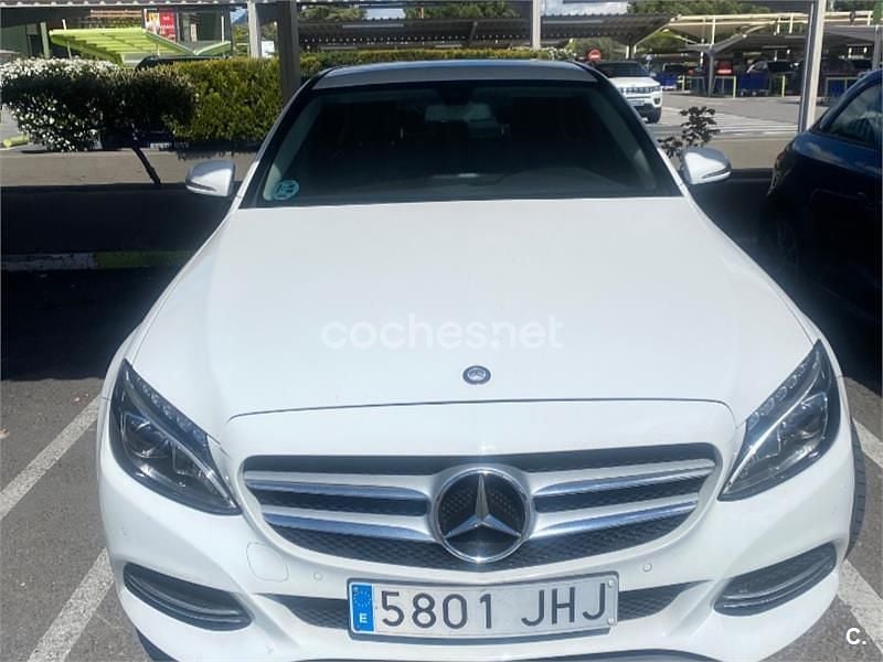 Usado Mercedes C220 Avantgarde 170 CV (125 kW) 2015 Blanco Berlina