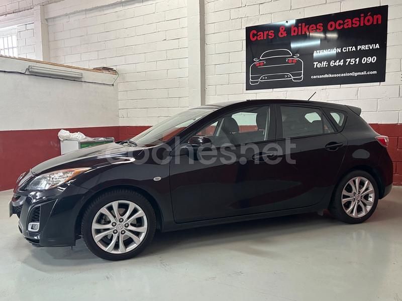Usado Mazda 3 Sportive 150 CV (110 kW) 2009 Negro Berlina