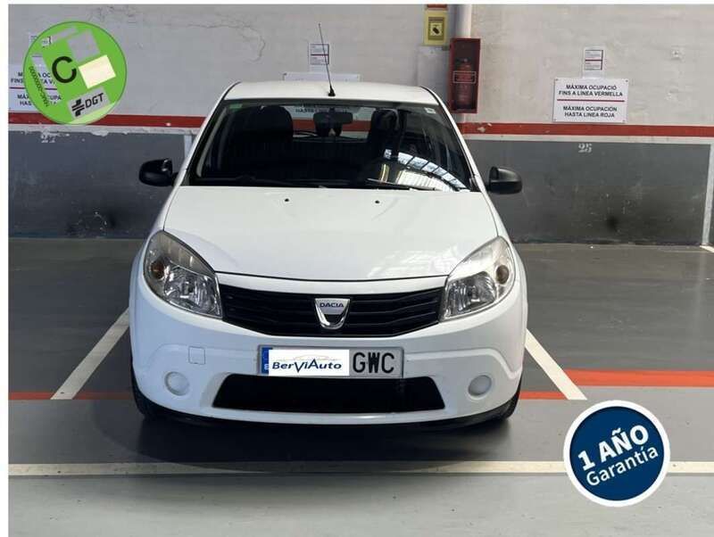 Blanco Usado 2010 Dacia Sandero Ambiance Utilitario | 4950 € (Precio justo) - Imagen 1/4
