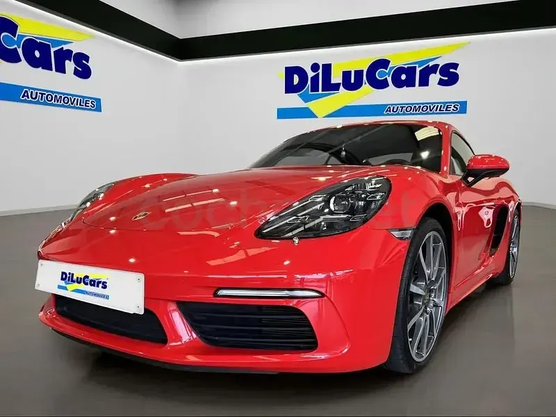 Usado Porsche 718 Cayman 300 CV (220 kW) 2018 Rojo Coupe
