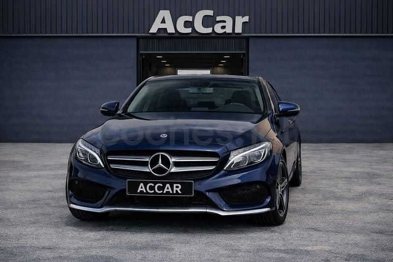 Usado Mercedes C220 170 CV (125 kW) 2017 Azul Berlina