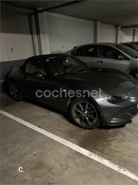 Gris / plata Usado 2017 Mazda MX5 Luxury Descapotable | 22.500 € (Precio justo) - Imagen 1/4