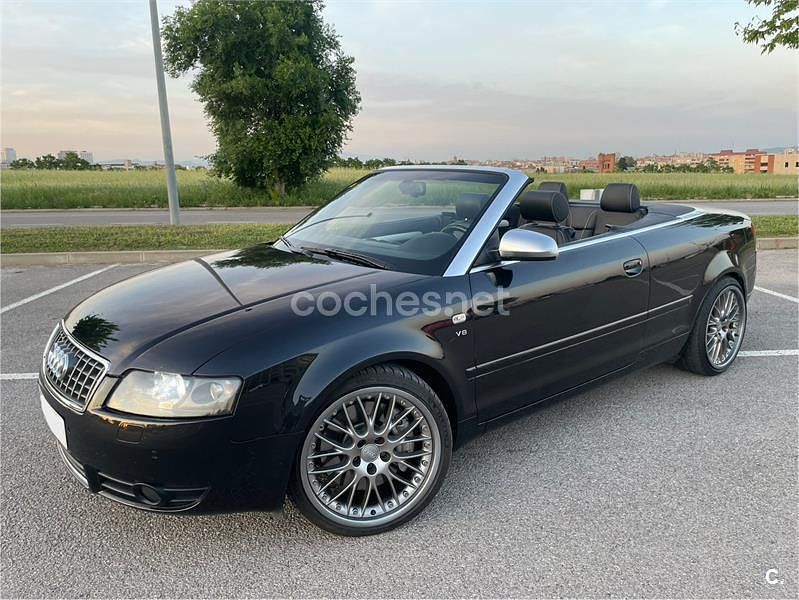 Usado Audi S4 Cabriolet Sport 344 CV (253 kW) 2006 Negro Descapotable