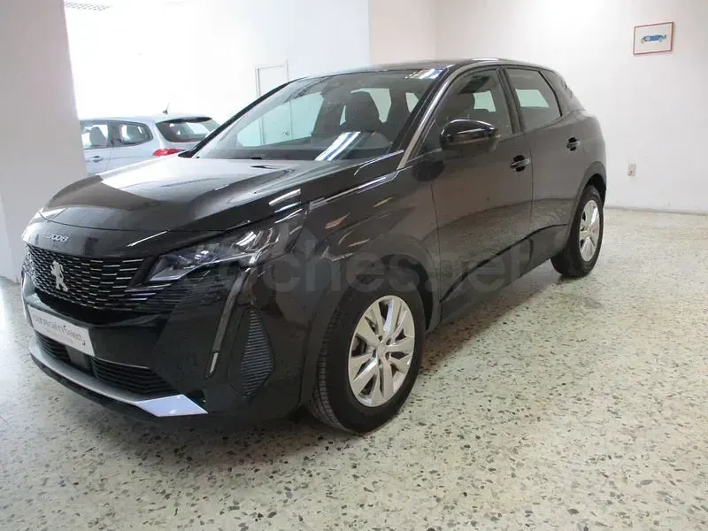 Usado Peugeot 3008 Active 130 CV (95 kW) 2022 Negro SUV