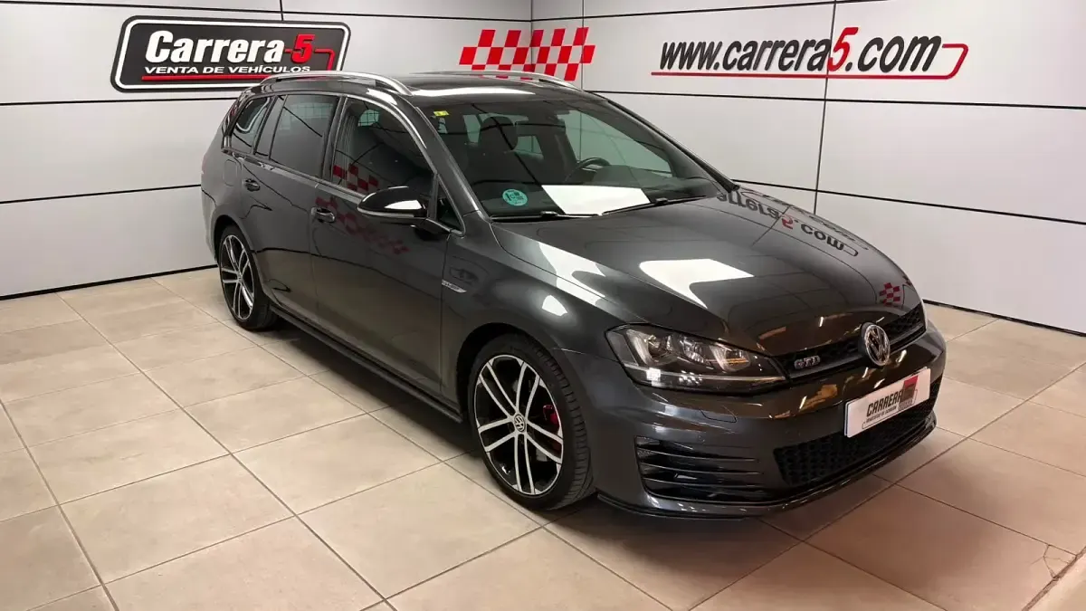 Usado VW Golf VII GTD 184 CV (135 kW) 2015 Gris Familiar