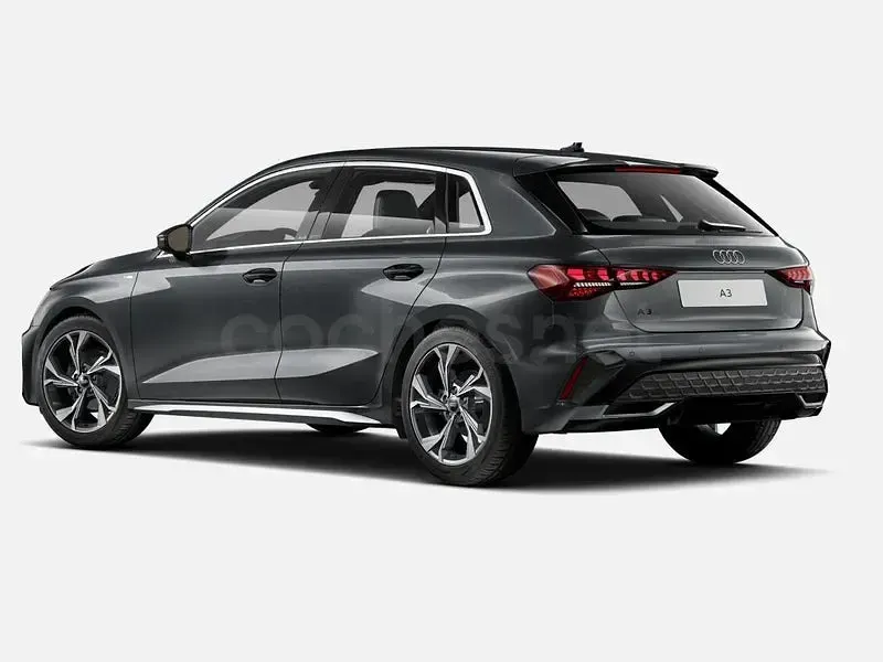 Nuevo Audi A3 S-Line 150 CV (110 kW) 2025 Gris / plata Berlina