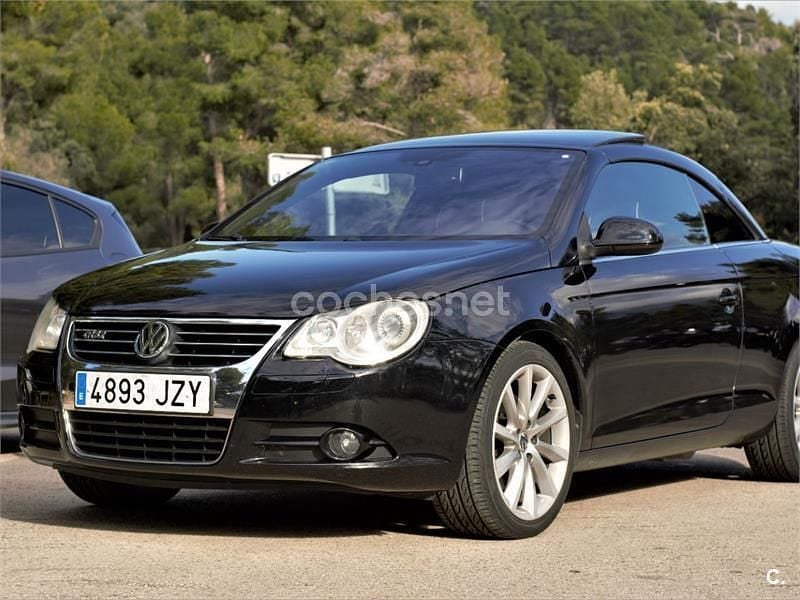 Usado VW Eos 250 CV (183 kW) 2007 Negro Descapotable