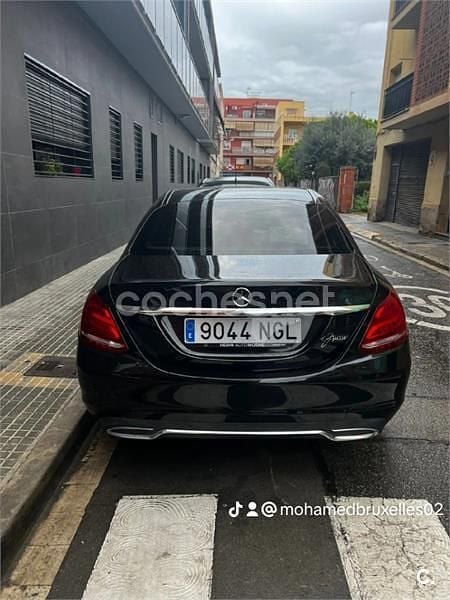 Usado Mercedes C200 136 CV (100 kW) 2016 Negro Berlina