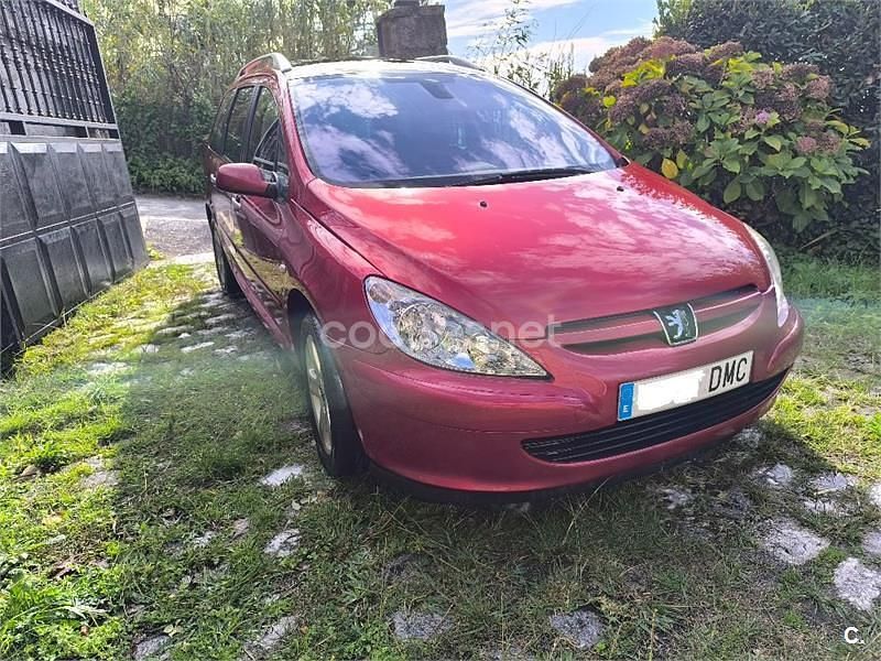 Usado Peugeot 307 110 CV (80 kW) 2005 Granate Familiar