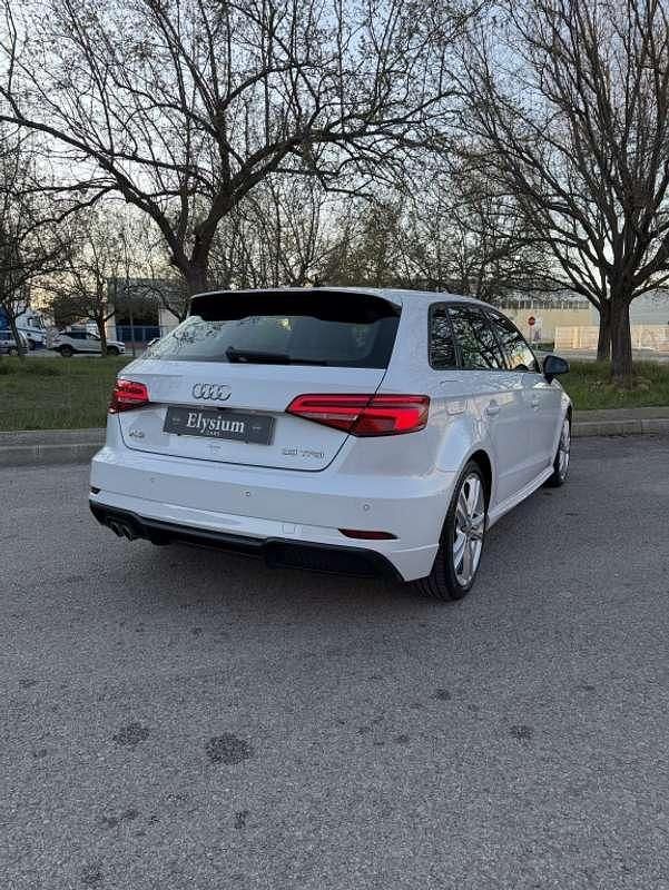 Usado Audi A3 Sportback S-Line 150 CV (110 kW) 2019 Blanco Utilitario
