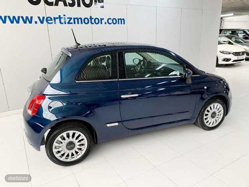 Usado Fiat 500 Lounge 69 CV (50 kW) 2018 Azul Utilitario
