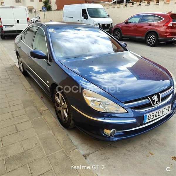 Usado Peugeot 607 204 CV (150 kW) 2007 Azul Berlina