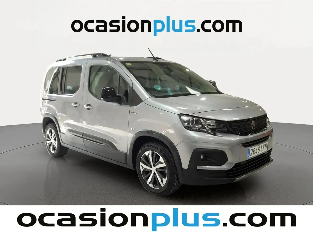 Usado Peugeot Rifter GT-line 131 CV (96 kW) 2020 Gris Monovolumen