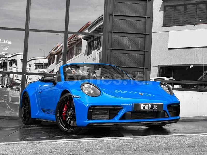 Azul Usado 2024 Porsche 911 Carrera 4 GTS Descapotable | 209.900 € (Precio justo) - Imagen 1/4