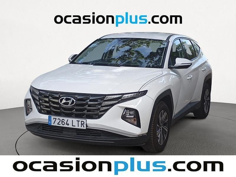 Gris plata Usado 2021 Hyundai Tucson SUV | 17.773 € (Precio justo) - Imagen 1/4