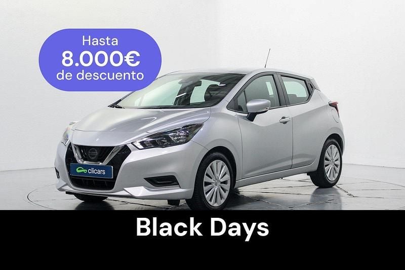Gris / plata Usado 2023 Nissan Micra Acenta Utilitario | 11.990 € (Precio justo) - Imagen 1/4