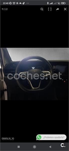 Usado VW Caddy 102 CV (75 kW) 2021 Blanco Monovolumen