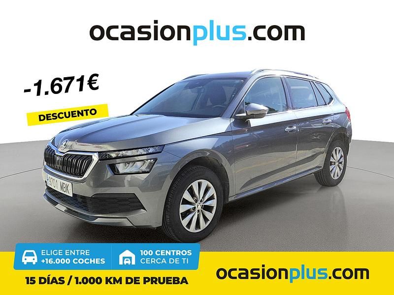 Gris Usado 2022 Skoda Kamiq Ambition SUV | 18.390 € (Precio justo) - Imagen 1/4