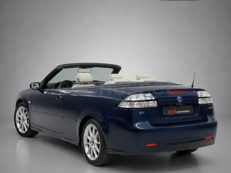 Usado Saab 9-3 Linear 150 CV (110 kW) 2009 Azul Descapotable