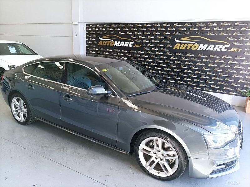 Usado Audi A5 Sportback S-Line 177 CV (130 kW) 2014 Gris / plata Utilitario
