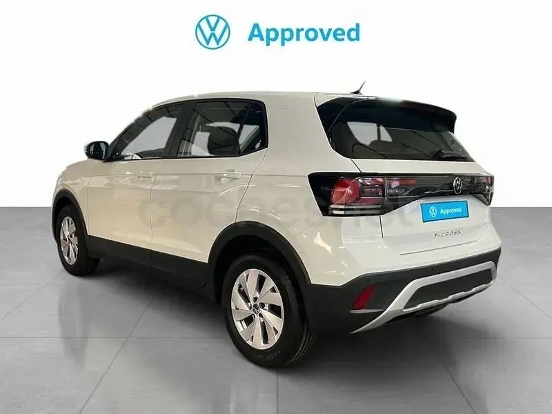 Usado VW T-Cross 95 CV (69 kW) 2025 Blanco SUV