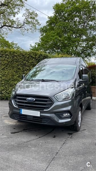 Gris / plata Usado 2022 Ford Transit Custom Nugget Monovolumen | 26.500 € (Super precio) - Imagen 1/4