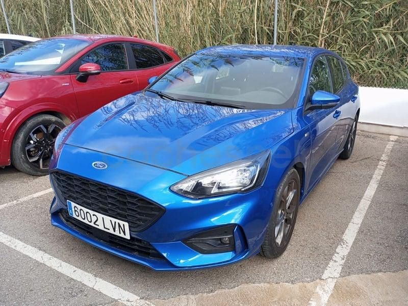 Azul Usado 2021 Ford Focus ST-Line Berlina | 17.905 € (Un poco caro) - Imagen 1/4