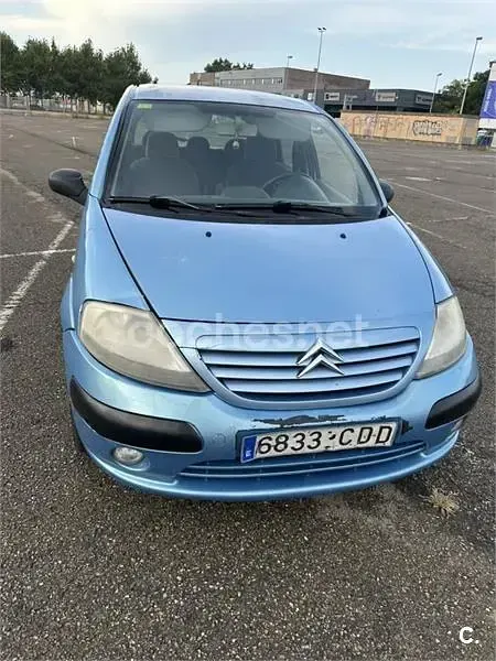 Usado Citroën C3 70 CV (51 kW) 2003 Azul Berlina
