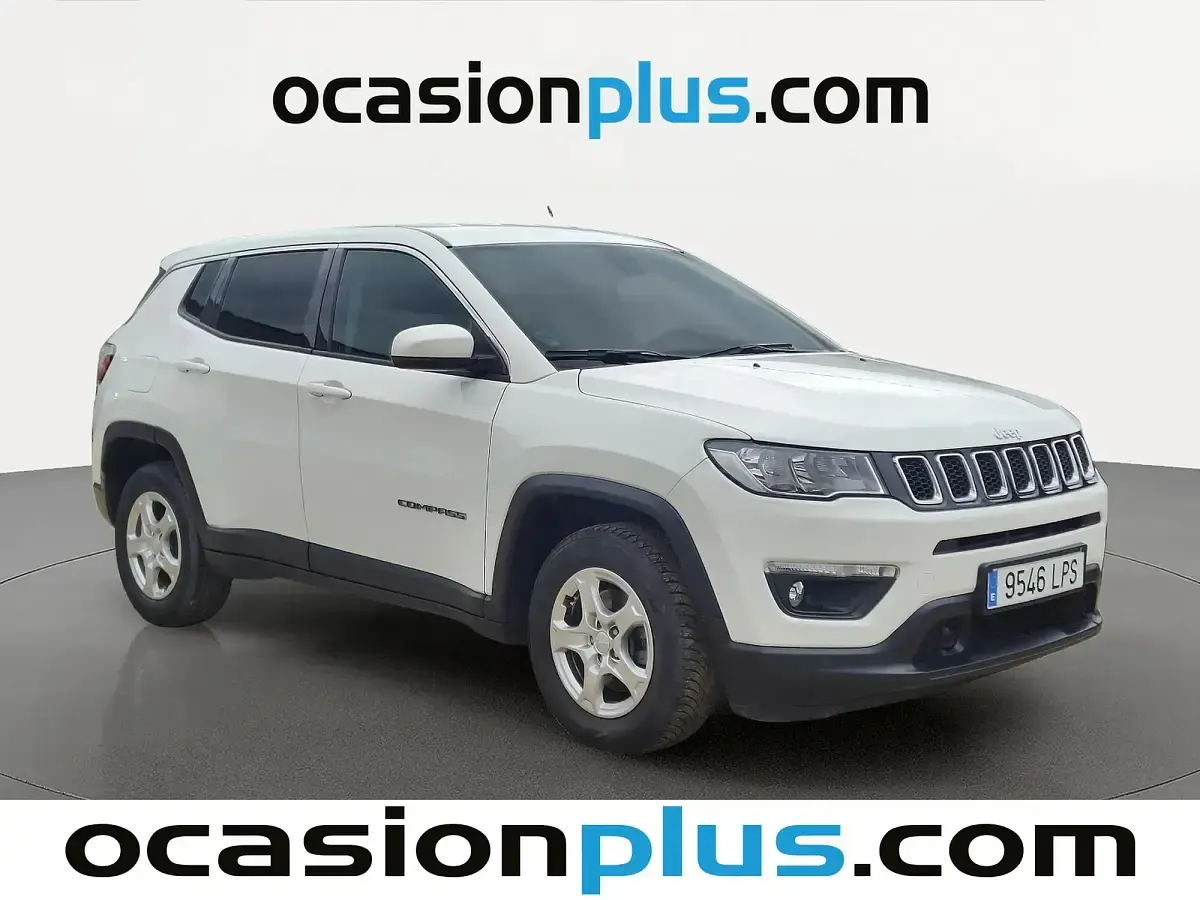Usado Jeep Compass Longitude 130 CV (95 kW) 2021 Blanco SUV