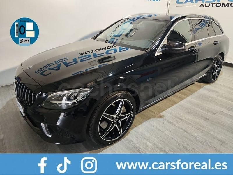 Usado Mercedes C300e 306 CV (225 kW) 2020 Negro Familiar