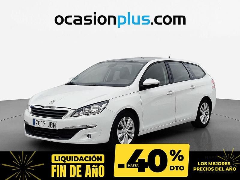 Blanco Usado 2014 Peugeot 308 Active Familiar | 6290 € (Precio justo) - Imagen 1/4