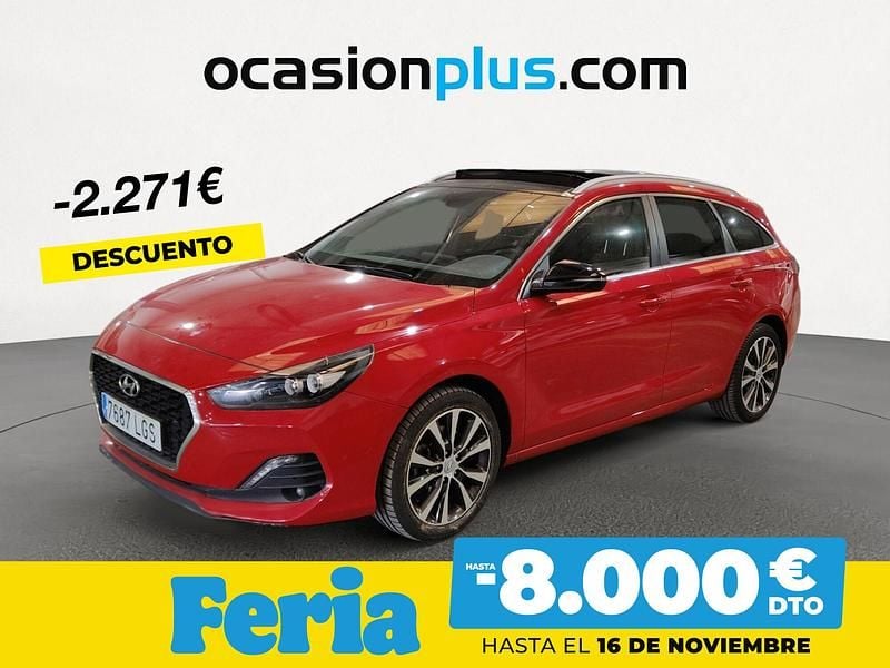 Rojo Usado 2020 Hyundai i30 Familiar | 17.990 € (Precio justo) - Imagen 1/4