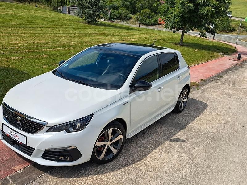 Blanco Usado 2018 Peugeot 308 GT-line Berlina | 11.999 € (Precio justo) - Imagen 1/4
