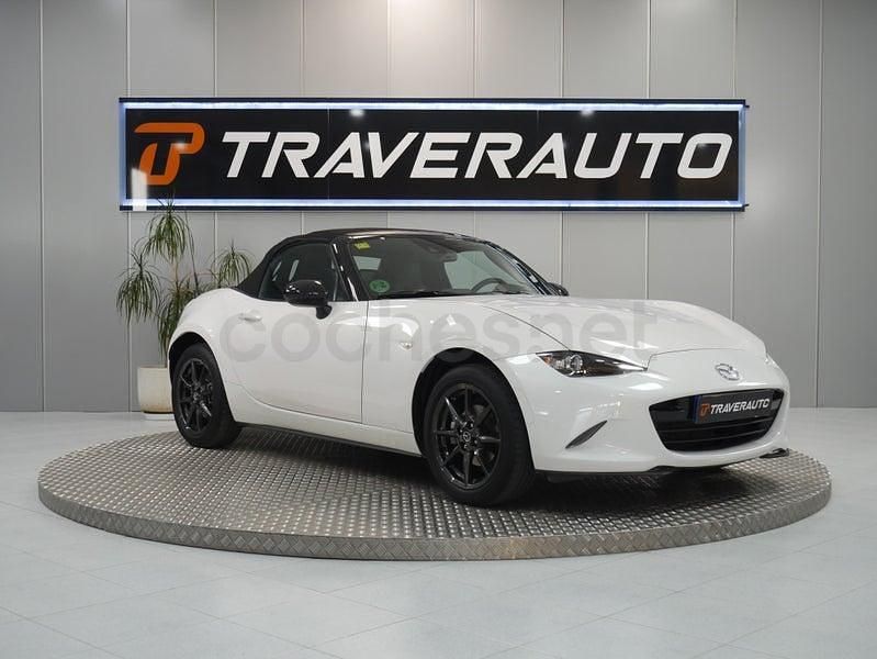 Usado Mazda MX5 Luxury 131 CV (96 kW) 2018 Blanco Descapotable